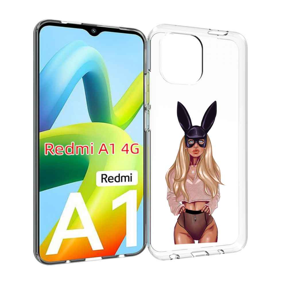 

Чехол MyPads блондинка-с-ушками женский для Xiaomi Redmi A1, Прозрачный, Tocco