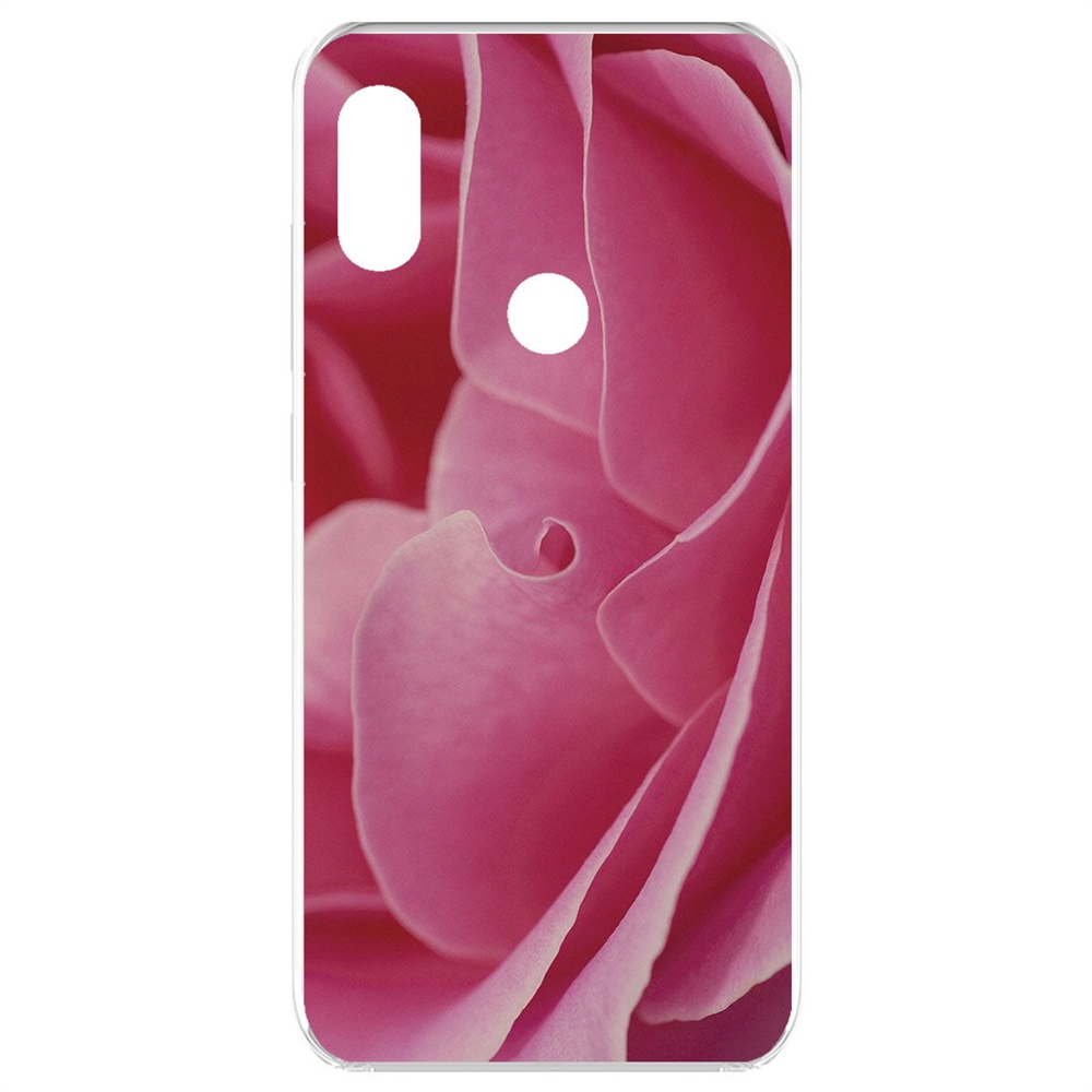 

Чехол-накладка Krutoff Clear Case Лепестки для Xiaomi Redmi Note 6 Pro
