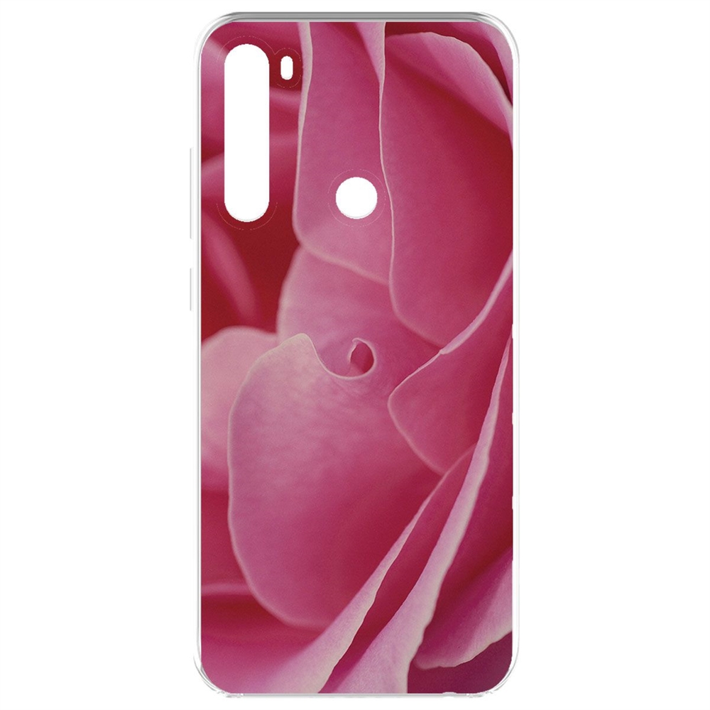 

Чехол-накладка Krutoff Clear Case Лепестки для Xiaomi Redmi Note 8/Note 8 (2021)