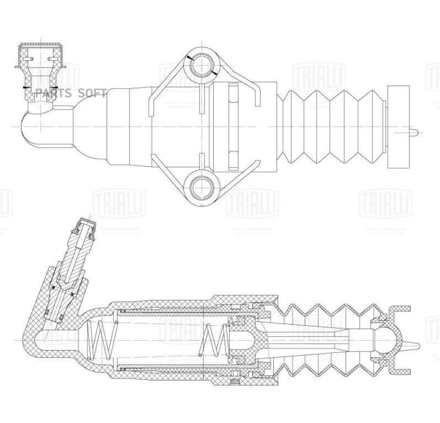 Цилиндр сцеп. для а/м Skoda Octavia (96-) 1.4i/1.6i (рабочий) (CF 929)