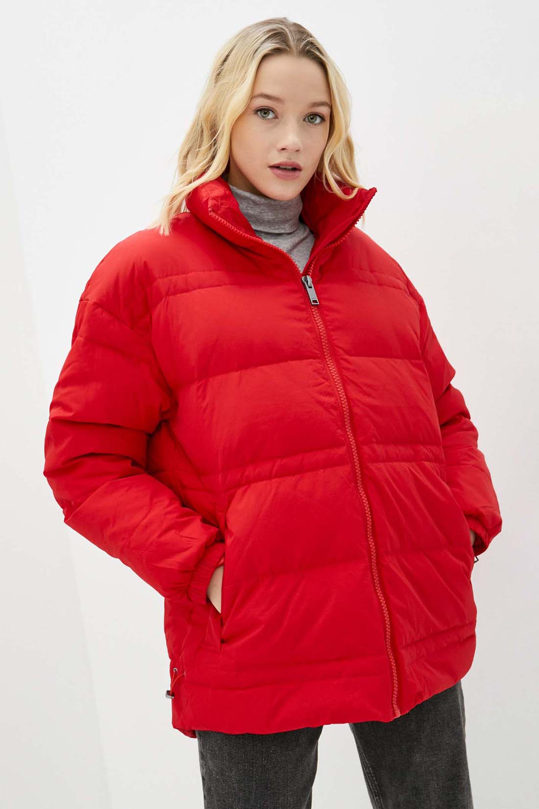 

Пуховик женский Baon B001578 красный XL, B001578