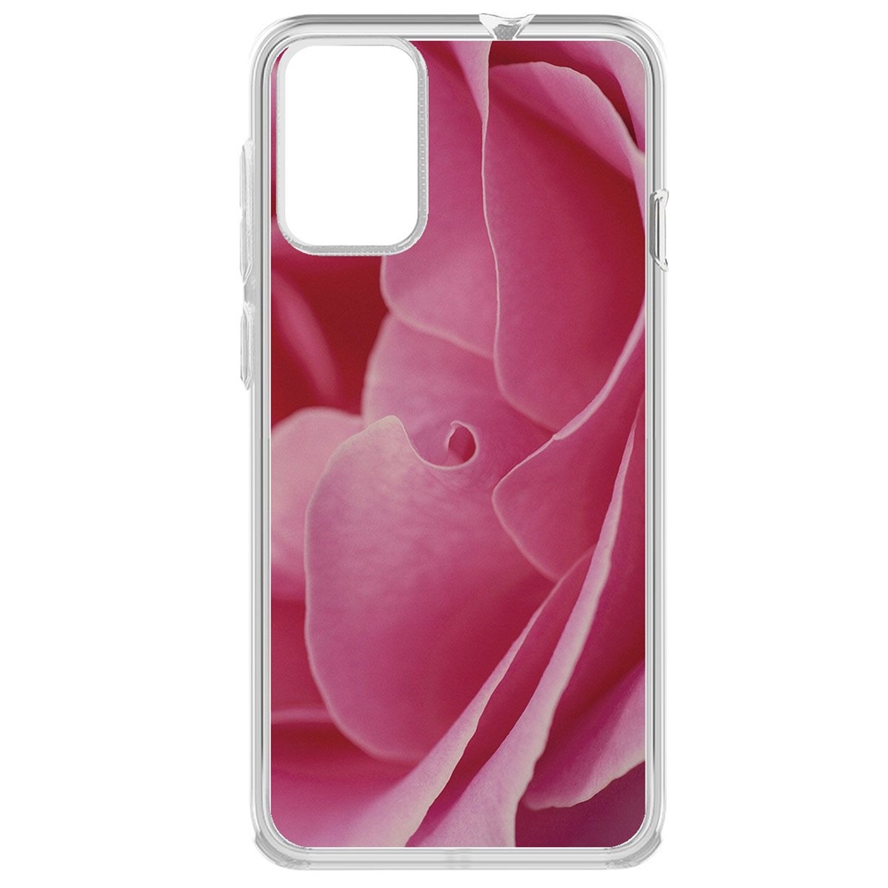 

Чехол-накладка Krutoff Clear Case Лепестки для ZTE Blade L9