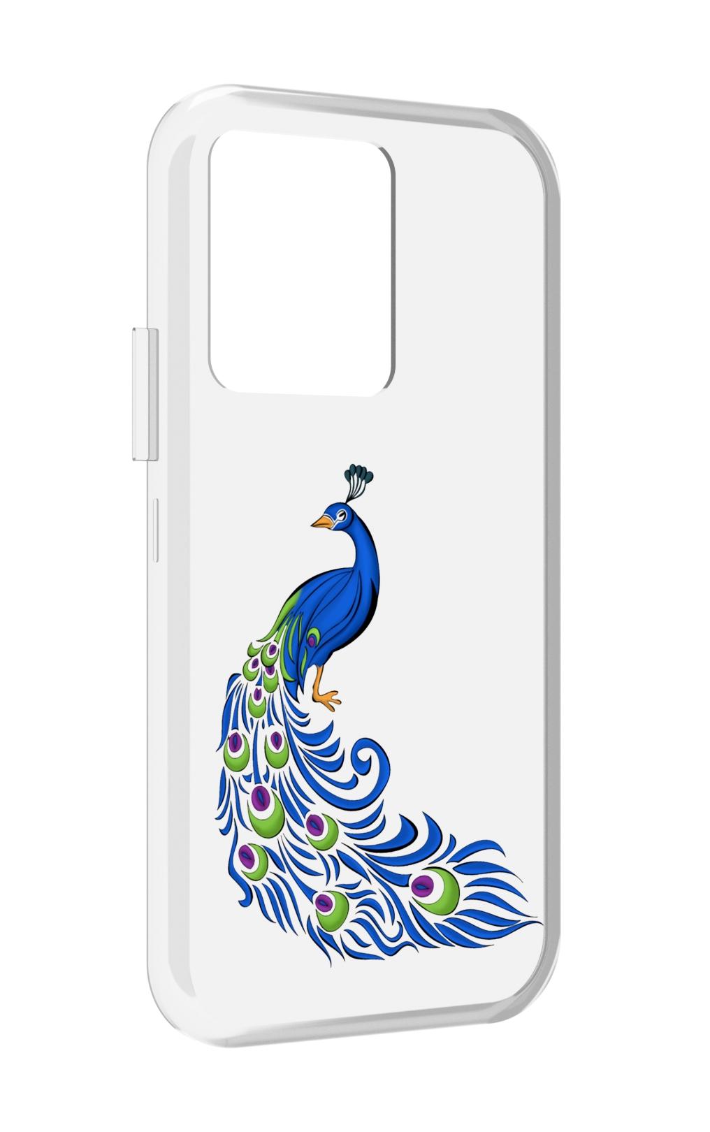 

Чехол MyPads жарптица-голубая для Vivo iQOO 10, Прозрачный, Tocco