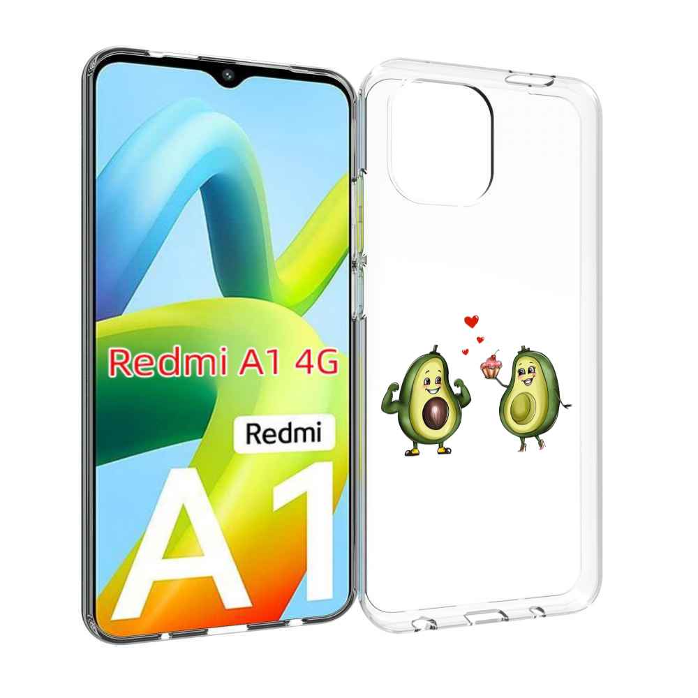 

Чехол MyPads влюбленные-авокадо для Xiaomi Redmi A1, Прозрачный, Tocco