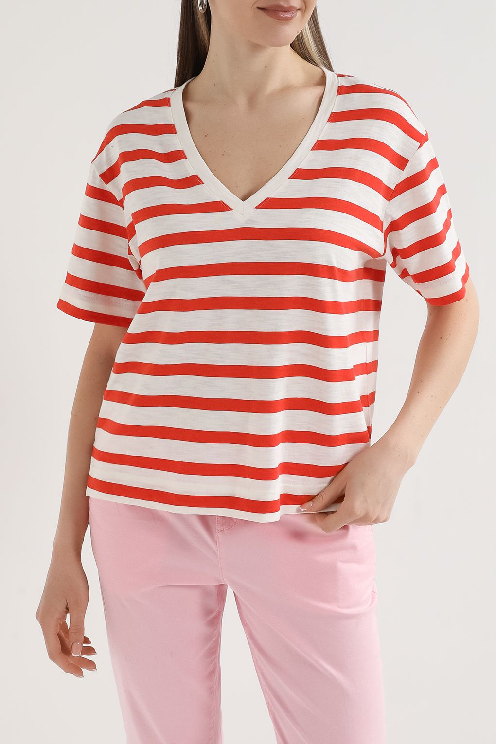 

Футболка женская Esprit Casual 034EE1K328 оранжевая M, Оранжевый, 034EE1K328