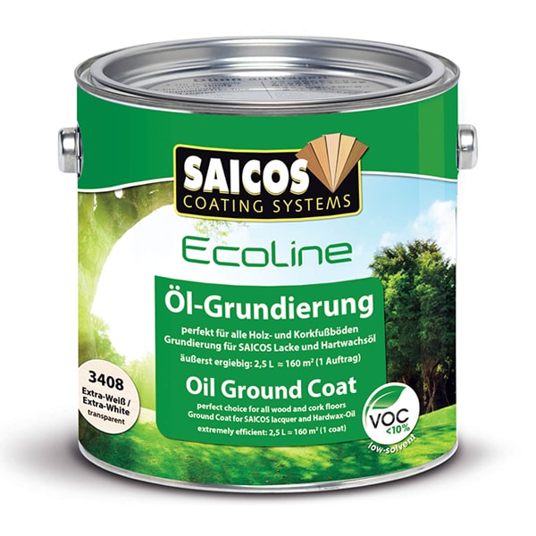 SAICOS Ecoline Ol-Grundierung Масло эбен 3490Eco, для грунтовочного слоя (0,75л)
