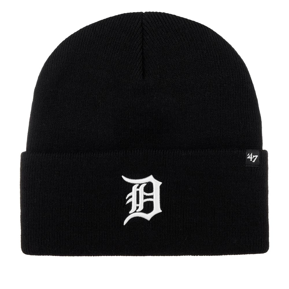 Шапка бини унисекс 47 BRAND B-HYMKR09ACE Detroit Tigers MLB черная/белая, one size