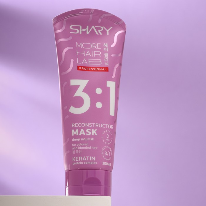 

Глубоко питающая маска-реконструктор Shary "KERATIN & PROTEIN" для окрашенных волос, 200 м
