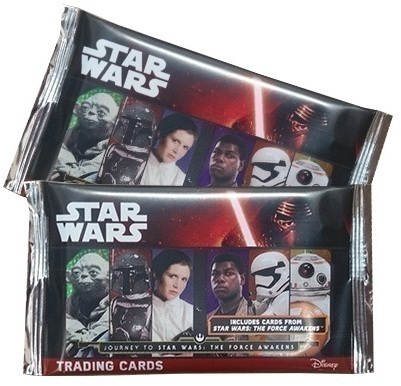 

дисплей бустеров topps journey to star wars tcg: the force awakens