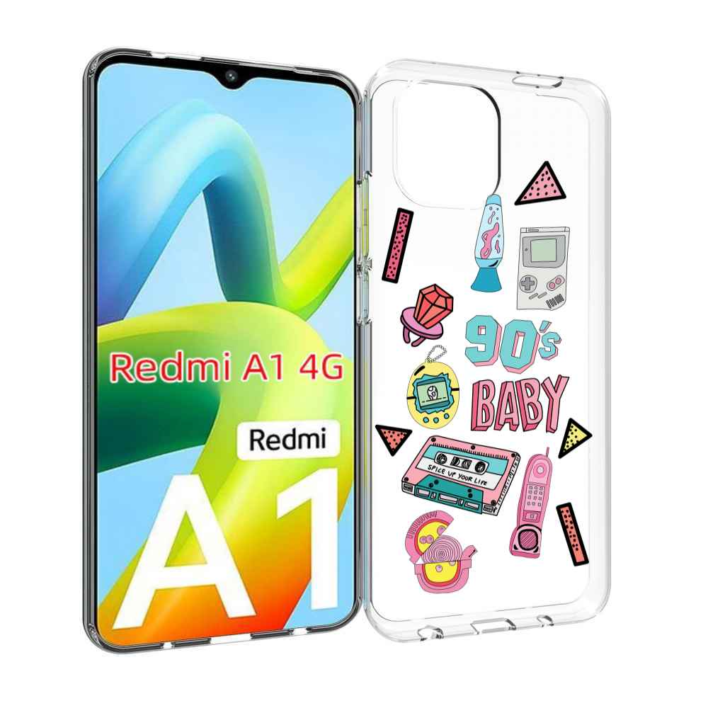 

Чехол MyPads гаджеты-90х для Xiaomi Redmi A1, Прозрачный, Tocco