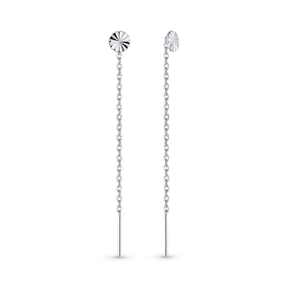 

Серьги продевки из серебра 585Gold 702011472, 702011472