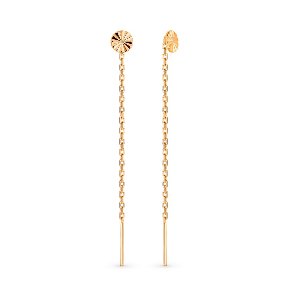 

Серьги продевки из серебра 585Gold 702011494, 702011494