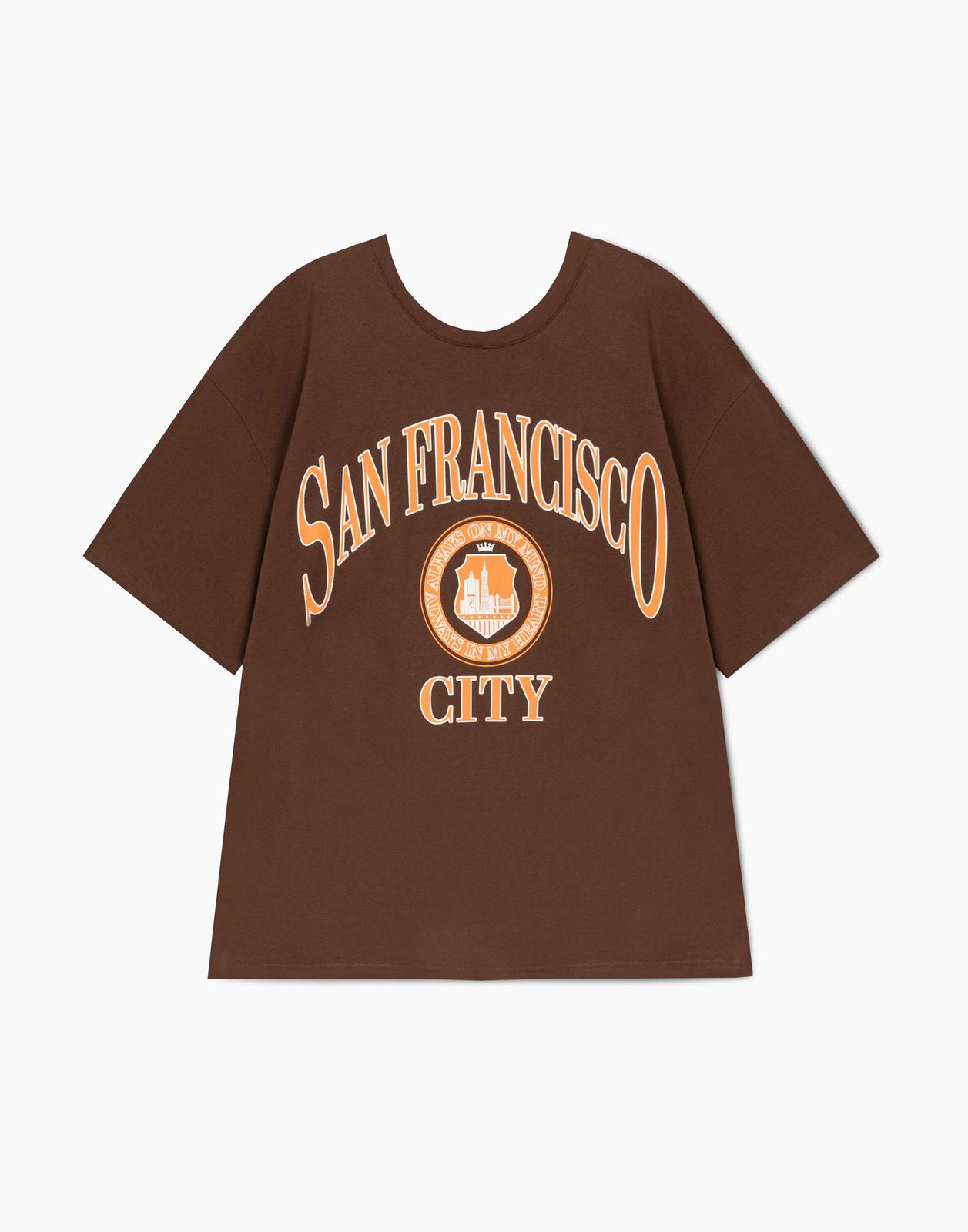 

Футболка для девочки Gloria Jeans GKT023992 коричневый 15-18л/170, GKT023992