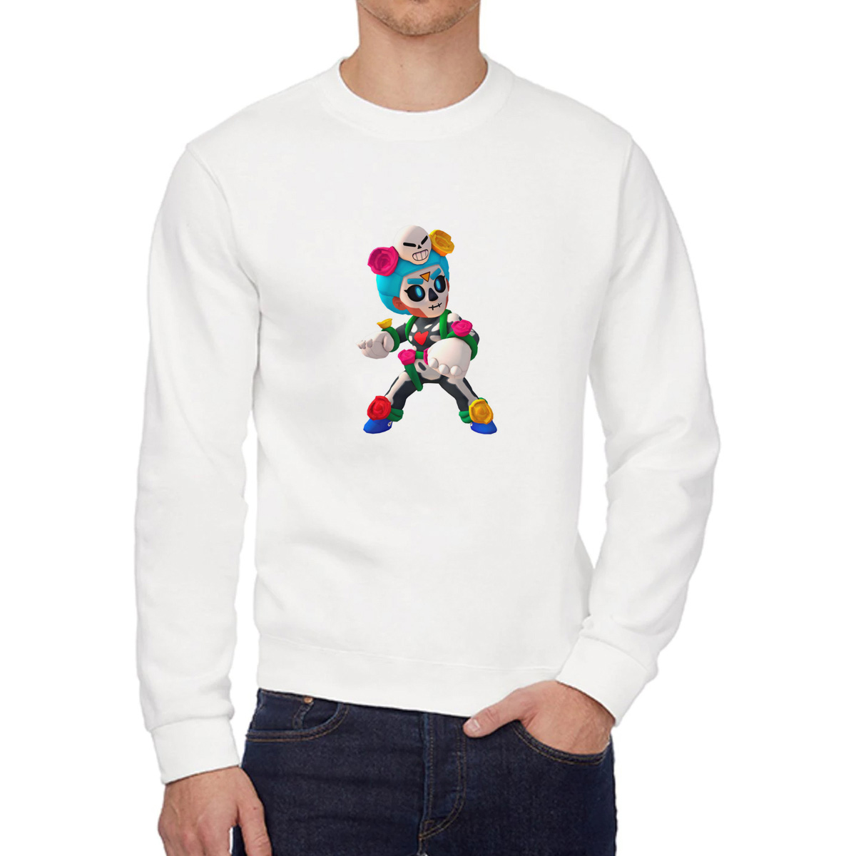 

Свитшот унисекс CoolPodarok W0501645 белый 50 RU, W0501645