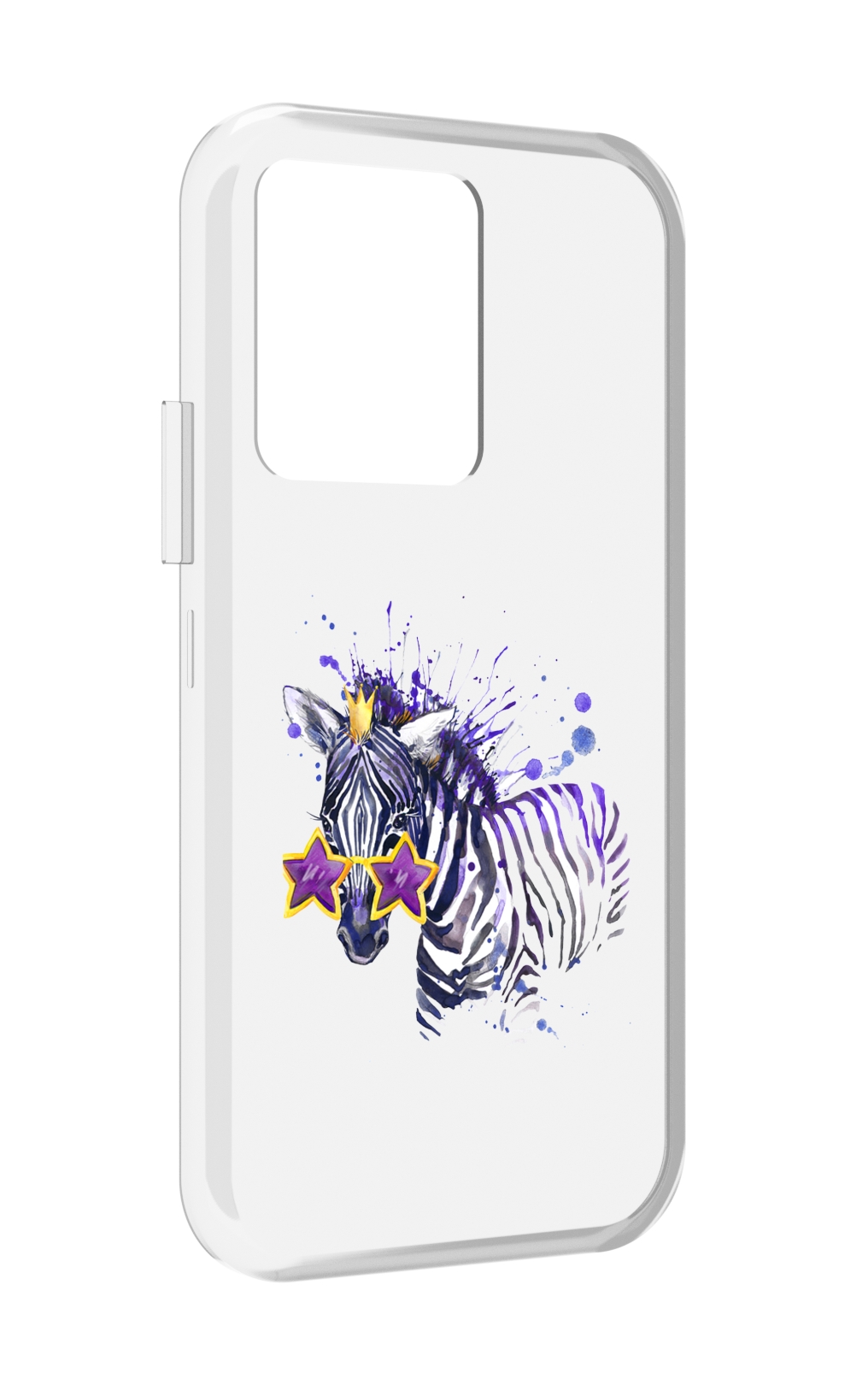 

Чехол MyPads акварельная зебра для Vivo iQOO 10, Прозрачный, Tocco