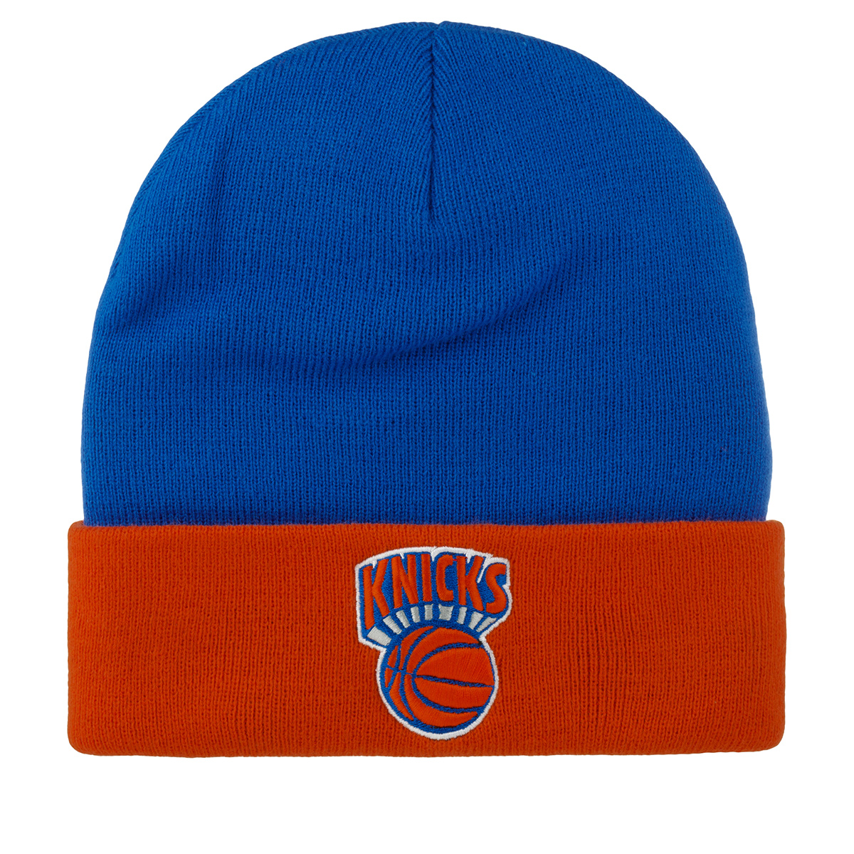 Шапка бини унисекс Mitchell Ness MN-NBA-EU174-NYKNIC New York синяяоранжевая one size 3770₽