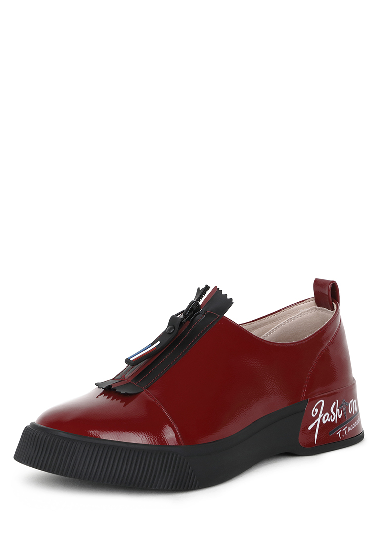 фото Полуботинки женские t.taccardi jx21s-414-2b бордовые 40 ru
