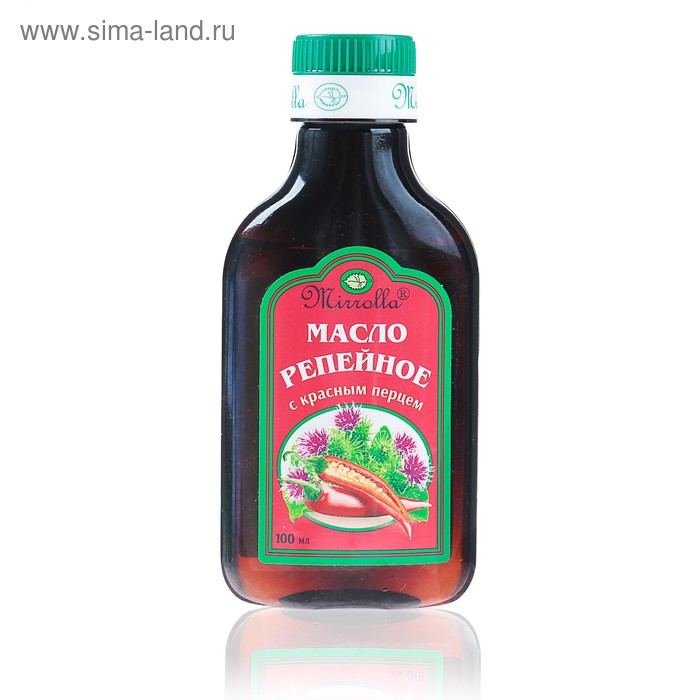 

Репейное масло Mirrolla с красным перцем, 100 мл