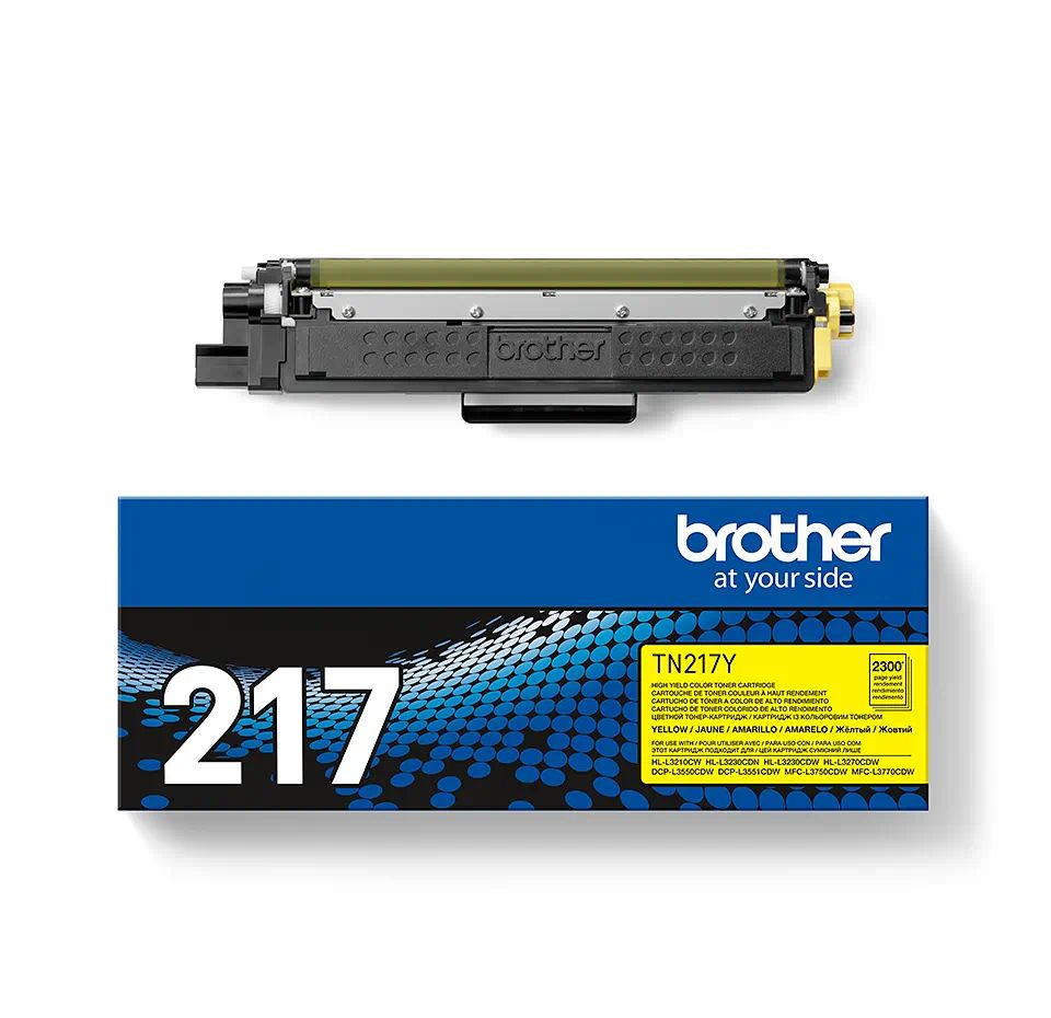 

Тонер для лазерного принтера Brother (TN217Y) желтый, оригинальный