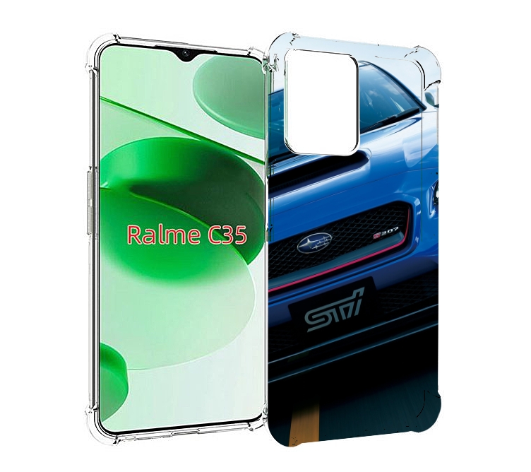 

Чехол MyPads subaru 2 для Realme C35 / Narzo 50A Prime, Прозрачный, Tocco