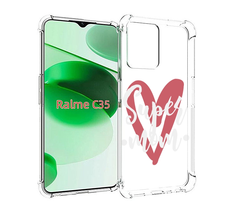 

Чехол MyPads супер-мать для Realme C35 / Narzo 50A Prime, Прозрачный, Tocco