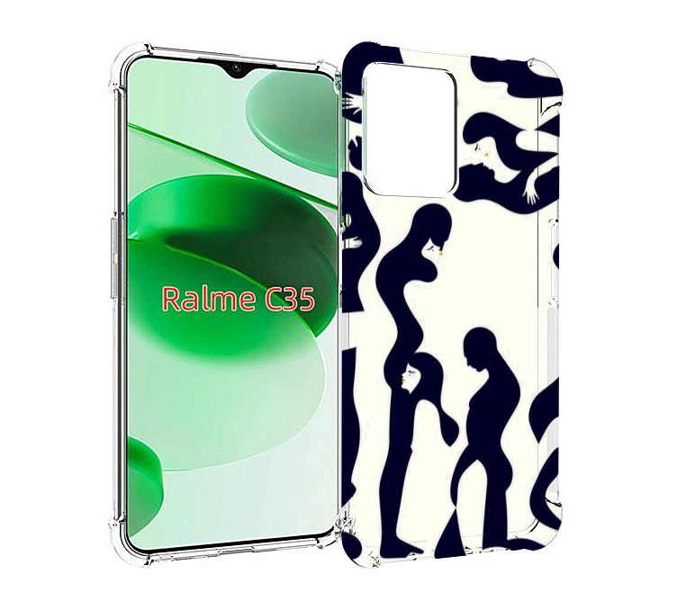 

Чехол MyPads схема-пар для Realme C35 / Narzo 50A Prime, Прозрачный, Tocco