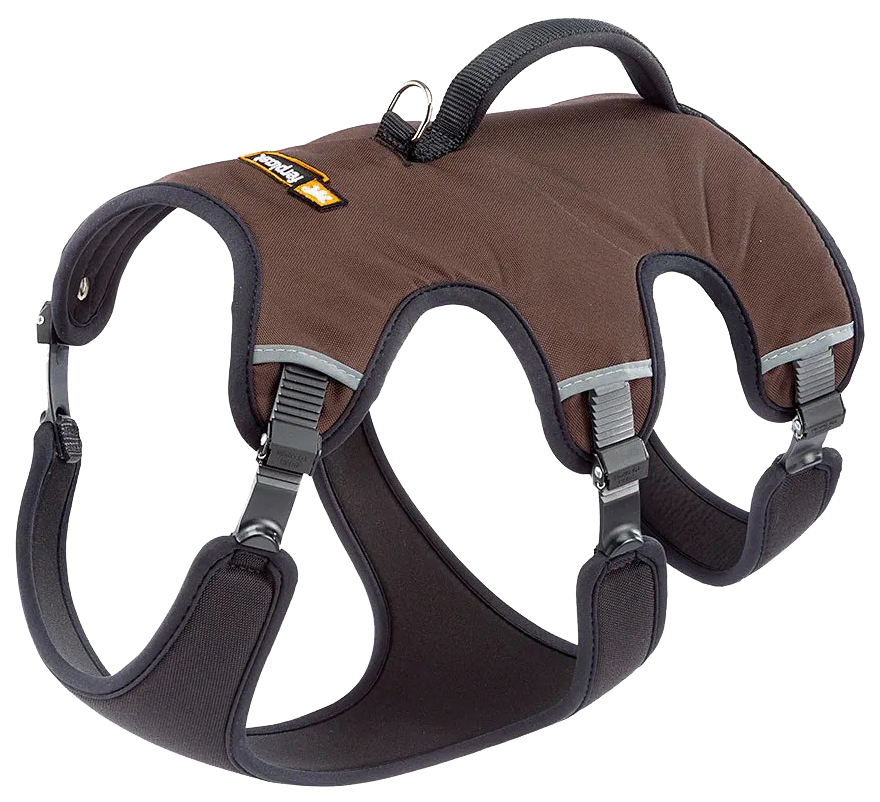 

Шлейка для собак Ergotrekking Harness Brown, XS, обхват шеи 28-38 см, ог 37-47 см, Коричневый, Dynamicdog plus