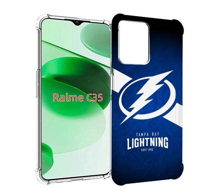

Чехол MyPads тапа беи лаитнинг мужской для Realme C35 / Narzo 50A Prime, Прозрачный, Tocco