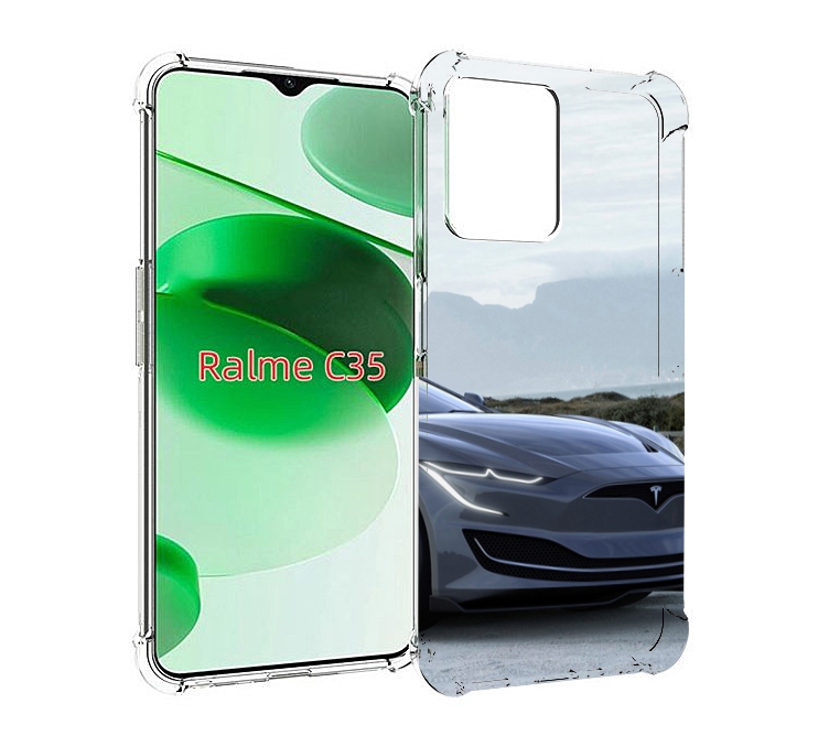 

Чехол MyPads tesla 2 мужской для Realme C35 / Narzo 50A Prime, Прозрачный, Tocco