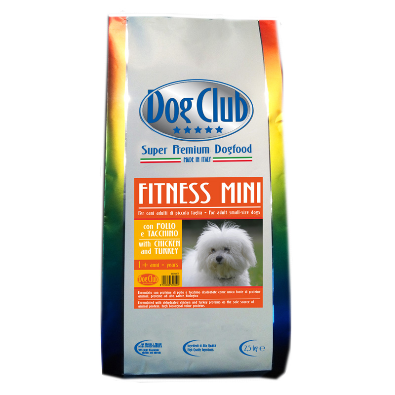 Сухой корм для собак Dog Club Fitness Mini для малых пород, 2,5кг