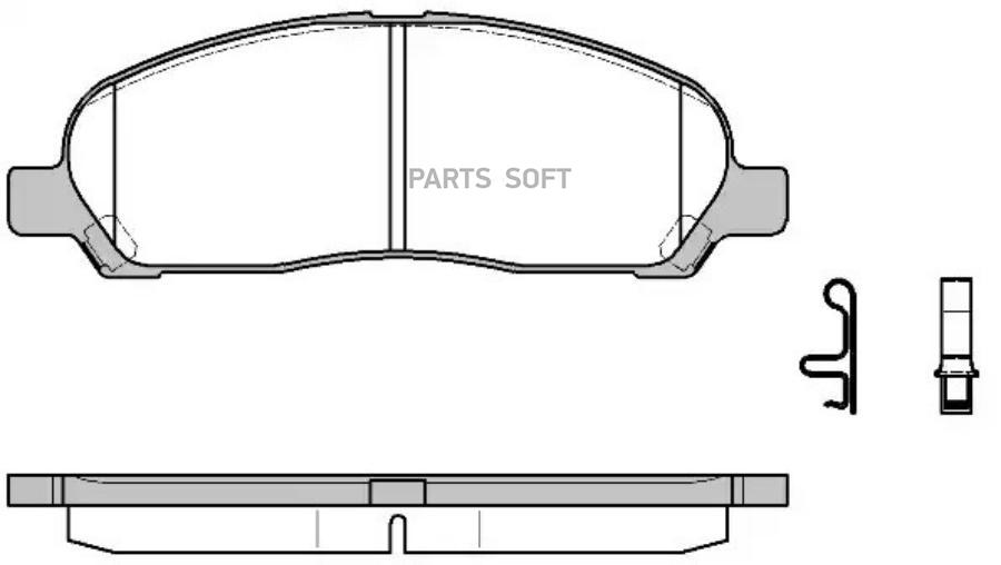 

Тормозные колодки Remsa дисковые 1120.02