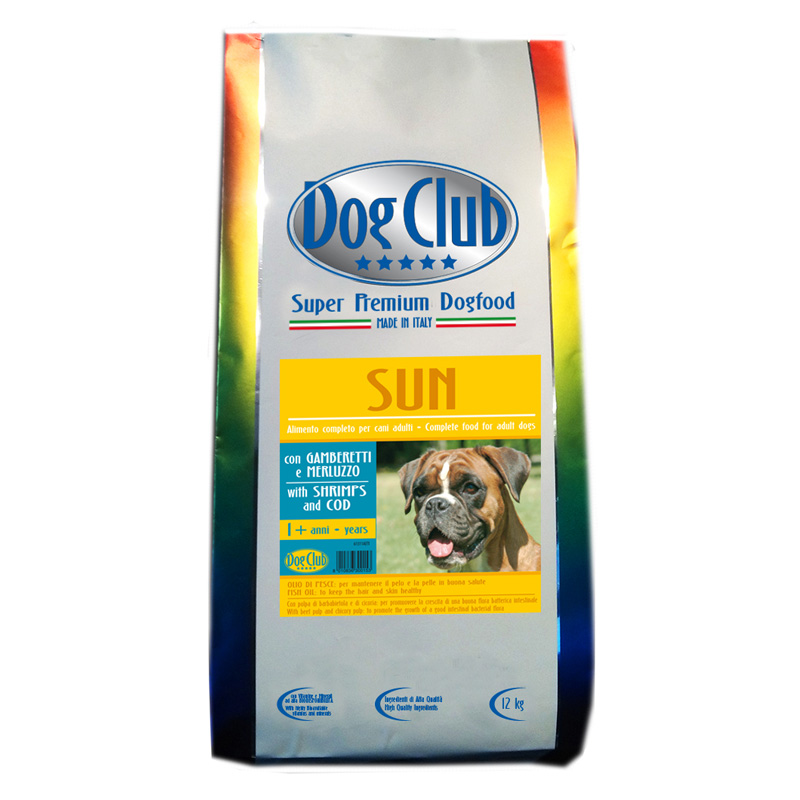 

Сухой корм для собак Dog Club Sun рыбная основа, гипоаллергенный, 2,5кг