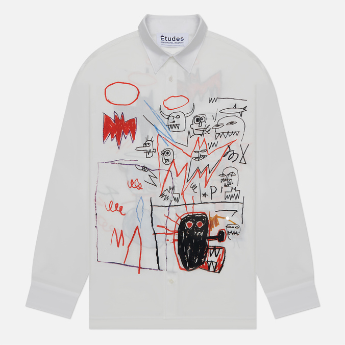 

Мужская рубашка Etudes x Jean-Michel Basquiat Illusion Batman белый, Размер 50, x Jean-Michel Basquiat Illusion Batman