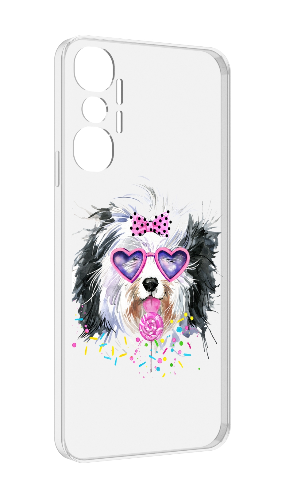 

Чехол MyPads пушистик для Infinix Hot 20 4G, Прозрачный, Tocco