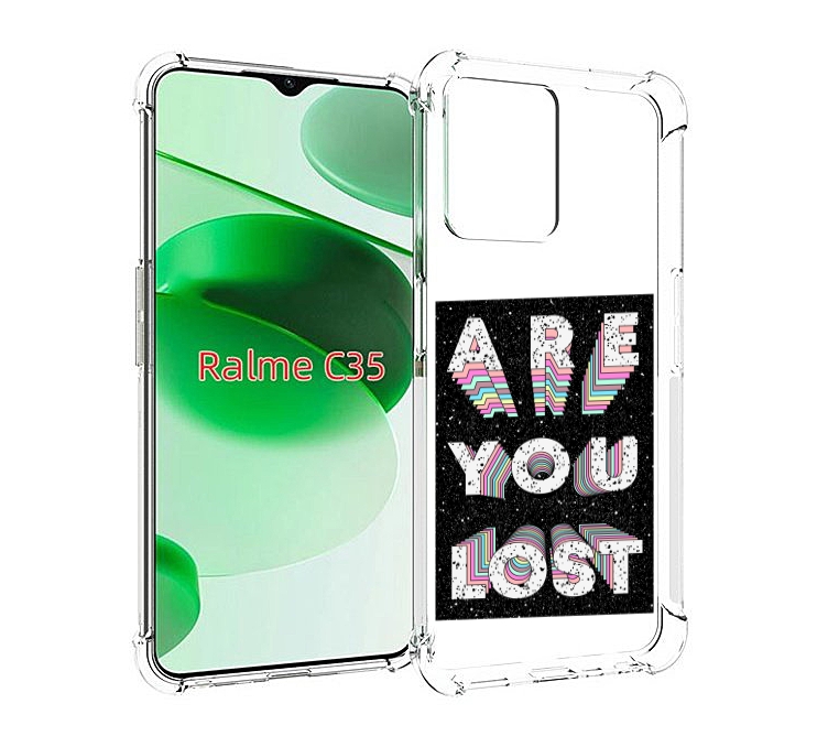 

Чехол MyPads ты пропал для Realme C35 / Narzo 50A Prime, Прозрачный, Tocco