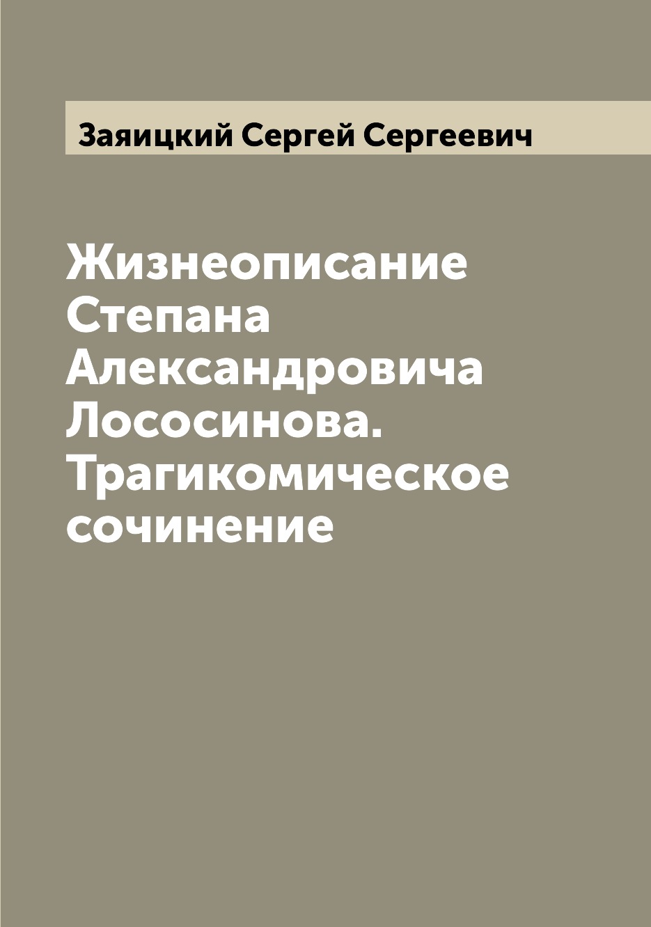 

Жизнеописание Степана Александровича Лососинова. Трагикомическое сочинение