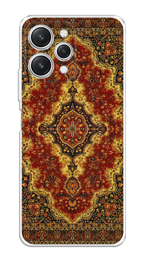 

Чехол на Xiaomi Redmi 12 "Ковер", Коричневый;золотистый;красный, 319250-1