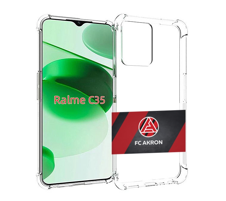 

Чехол MyPads фк акрон тольятти мужской для Realme C35 / Narzo 50A Prime, Прозрачный, Tocco