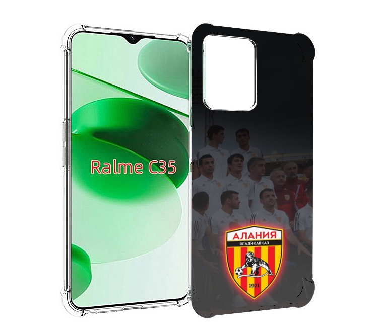

Чехол MyPads фк алания владикавказ мужской для Realme C35 / Narzo 50A Prime, Прозрачный, Tocco