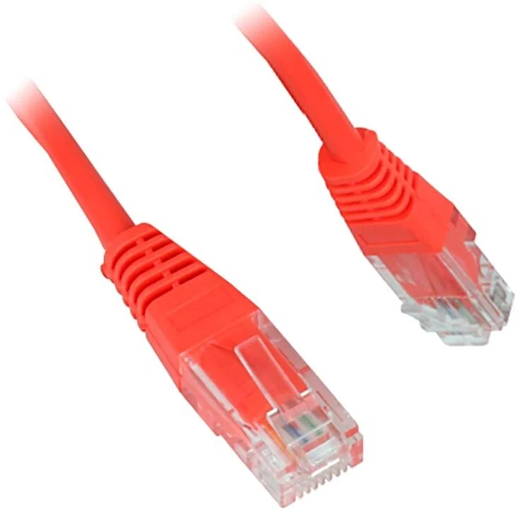 

Патч-корд Lanmaster RJ-45 - RJ-45 вилка-вилка 0.3м (TWT-45-45-0.3-OR) красный