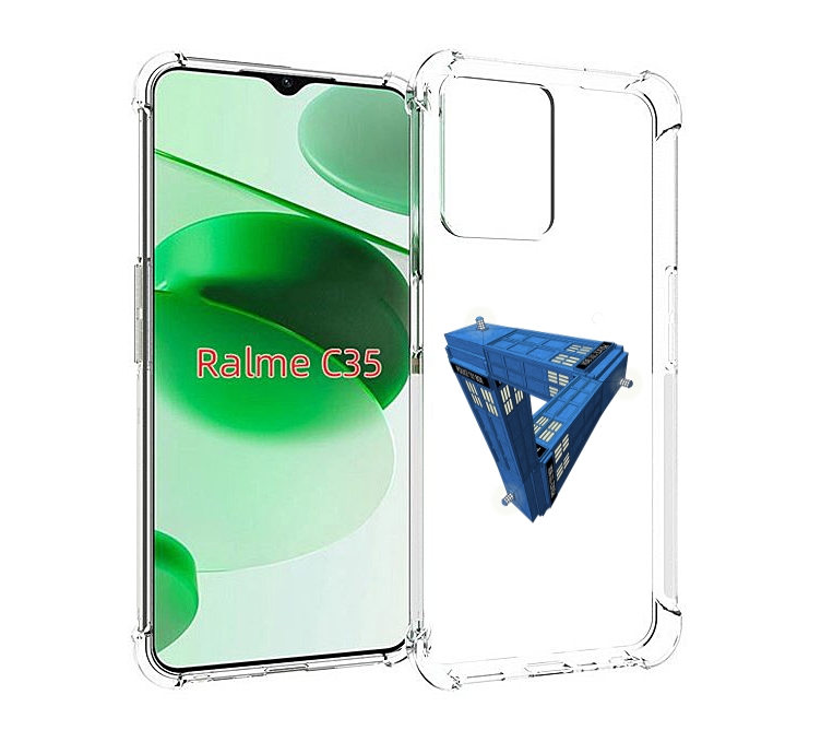 

Чехол MyPads головолока абстракция для Realme C35 / Narzo 50A Prime, Прозрачный, Tocco