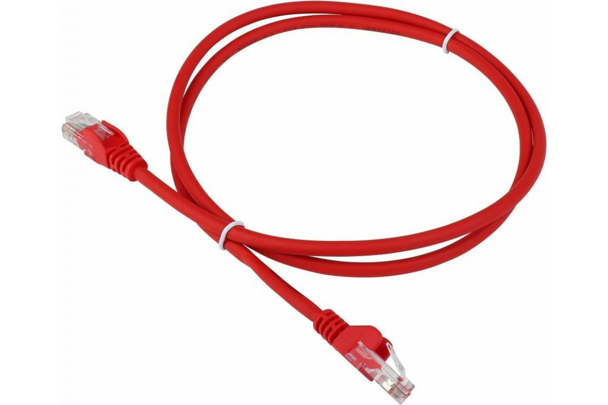 

Патч-корд Lanmaster RJ-45 - RJ-45 2м (LAN-PC45/U5E-2.0-RD), Красный