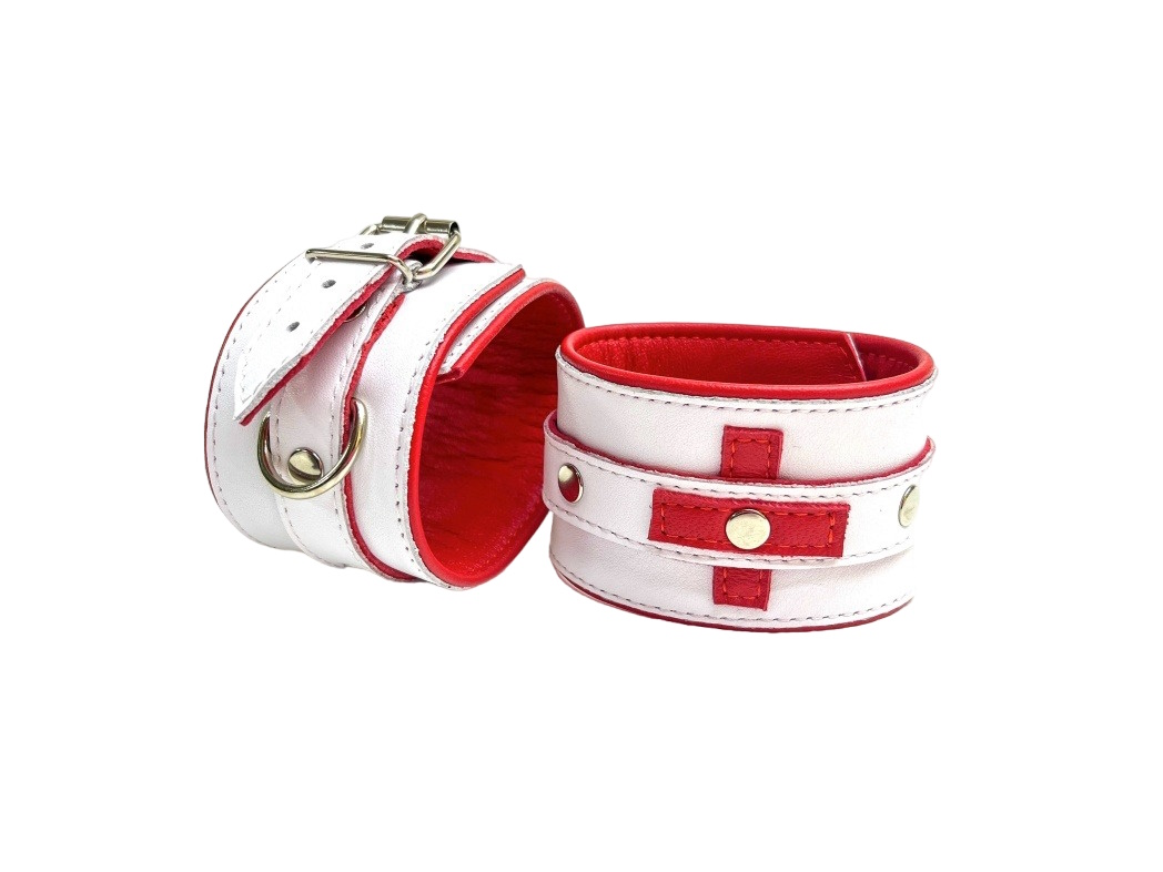 Наножники BDSM Арсенал белые медсестричка