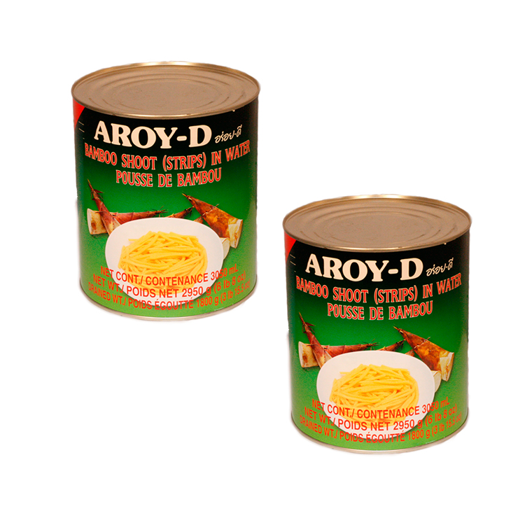 Ростки бамбука (полоски) Aroy-D (2 шт. по 540 г)