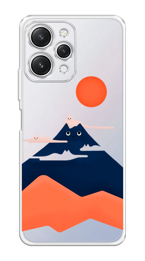 

Чехол на Xiaomi Redmi 12 "Кот-гора", Черный;оранжевый, 319250-1