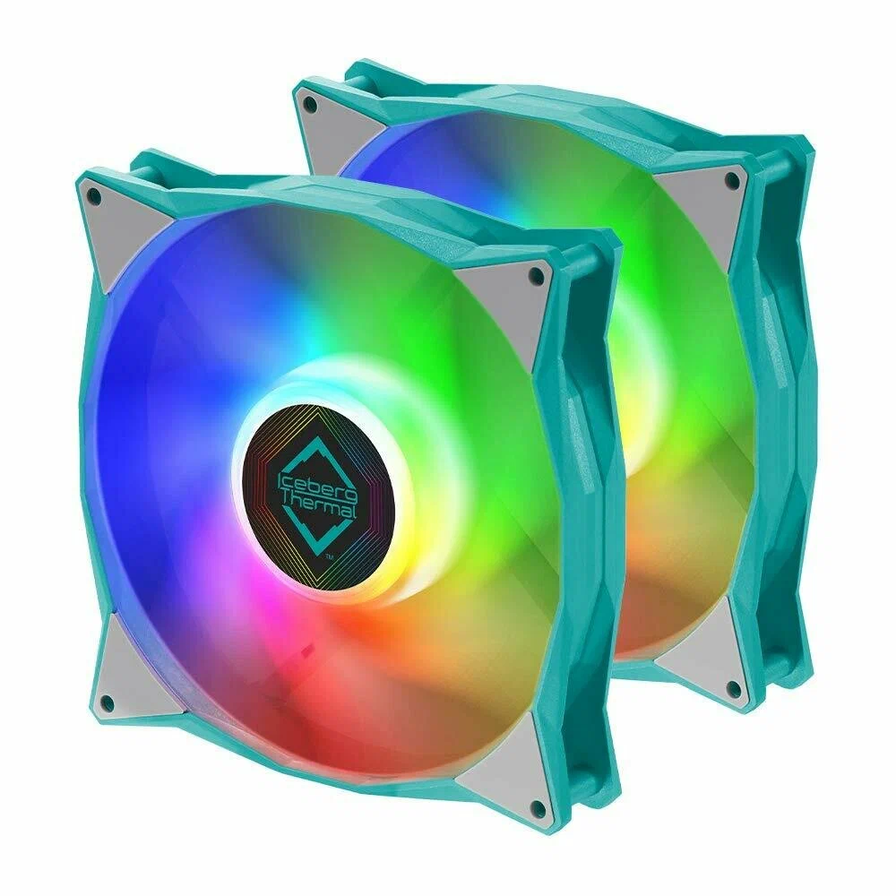 

Вентилятор Iceberg Thermal IceGale ARGB 140mm 2шт Teal, Thermal IceGale ARGB