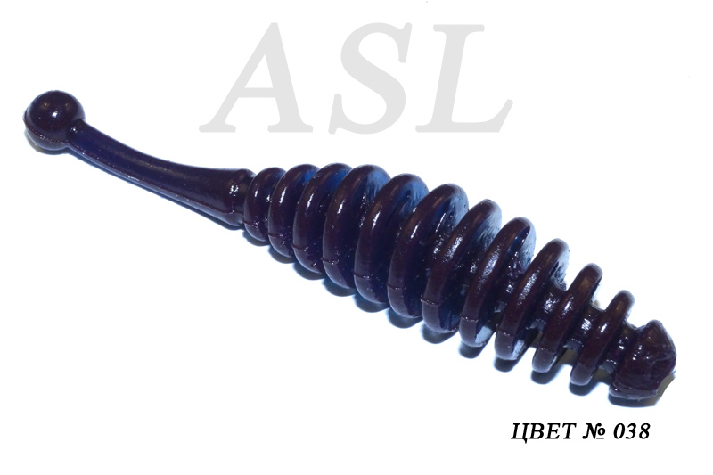 

Силиконовая приманка ASL Бу-Бу цв. 038 L-7 см 7шт/уп, Бу-бу