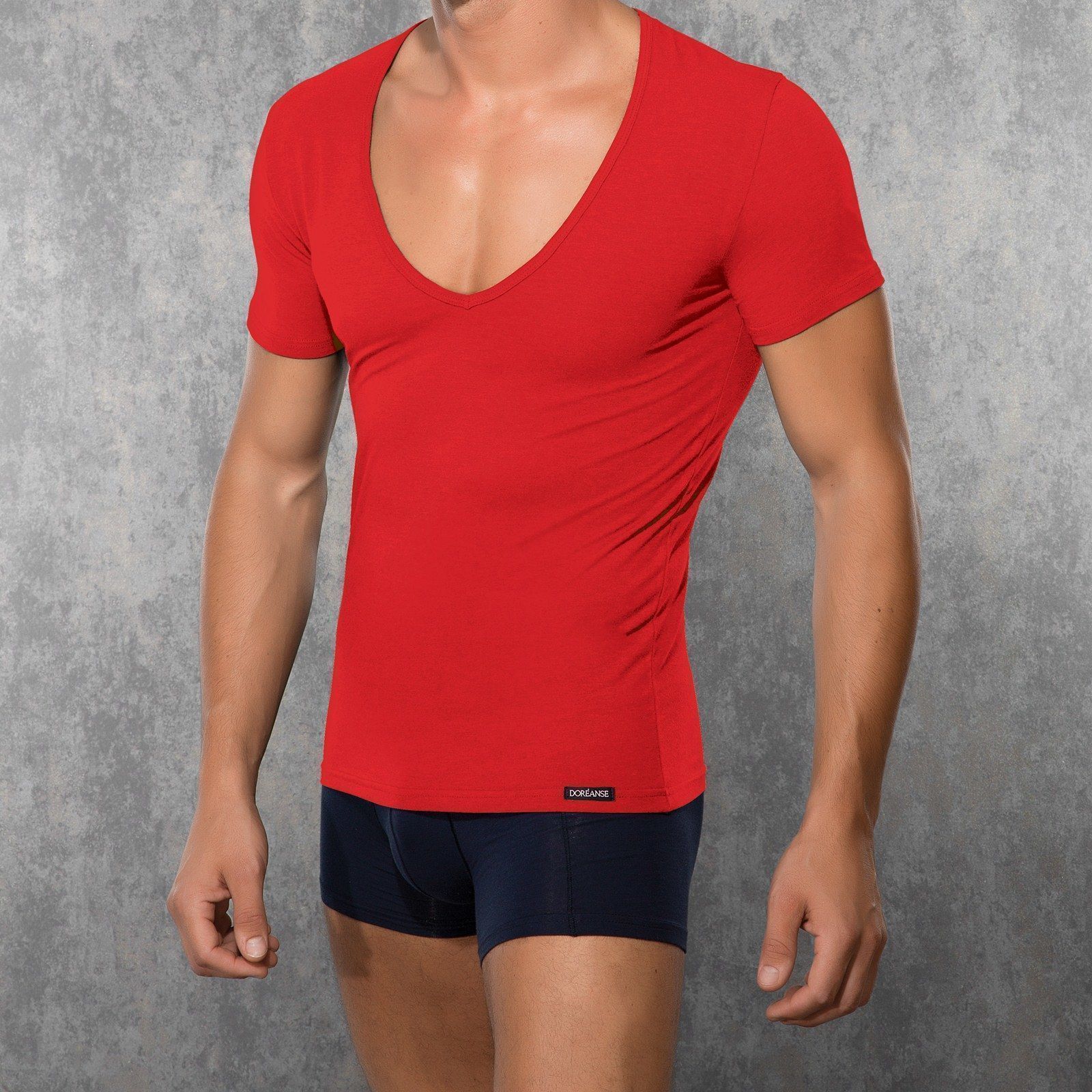 

Футболка домашняя мужская Doreanse 2820 красная 2XL, Красный, 2820