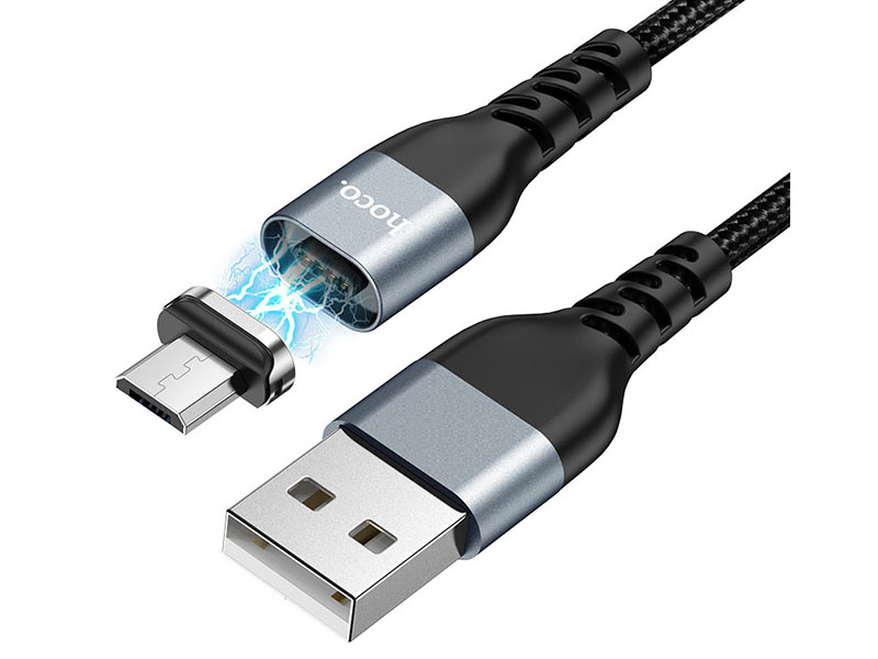 

Аксессуар Hoco U96 Traveller USB - MicroUSB 1.2m Black, U96