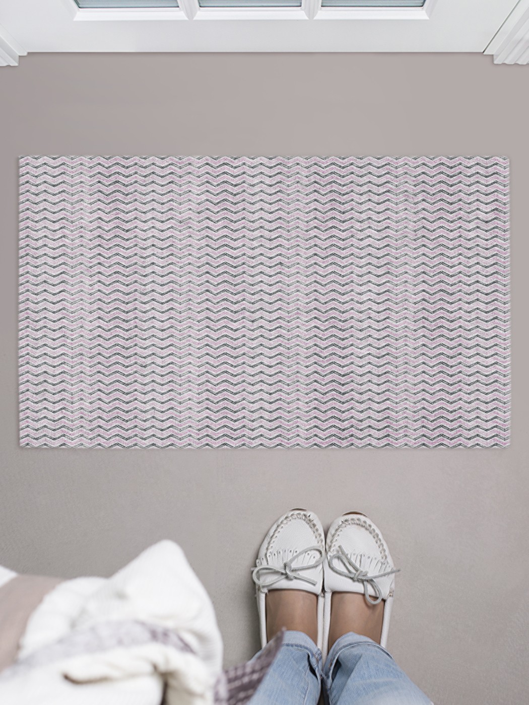 

Придверный коврик в прихожую для обуви, на резиновой основе, 75x45 см door_77712 JoyArty